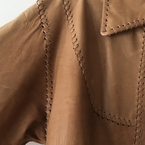 Leather Western Frontier Jacket. - Picture 6 of 7